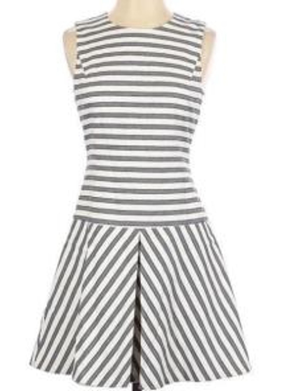 Striped Sleeveless Dress
